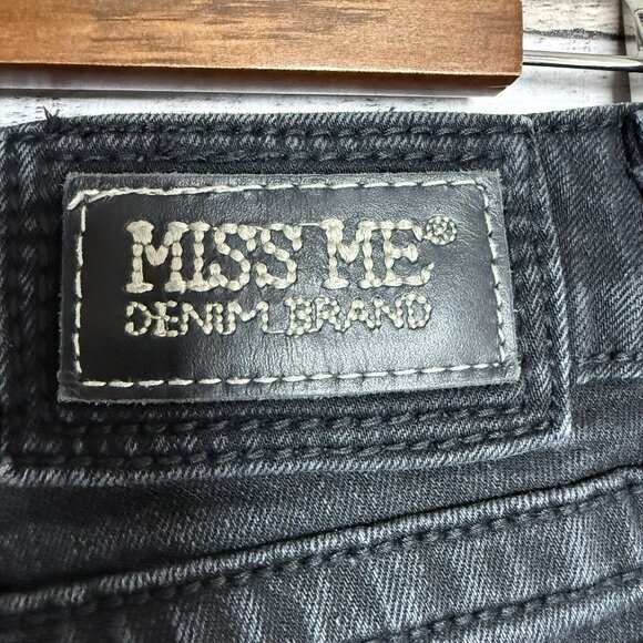Miss Me JPD10035k-4 Womens Basic Low Rise Skinny Jeans in Black Sz 28 - Picture 5 of 12